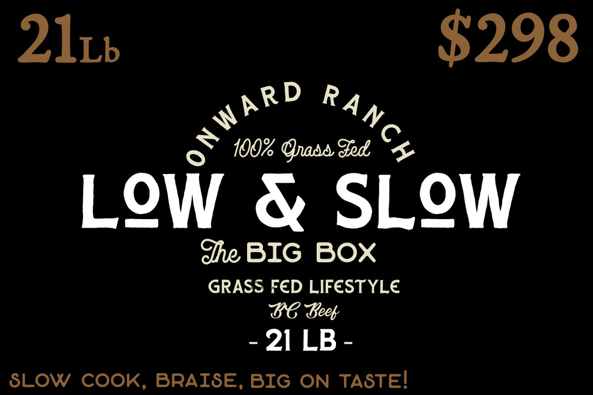 Onward Grass-Fed Beef Low & Slow Box- Big – Onward Ranch