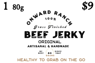 Onward Grass-Fed Beef Jerky