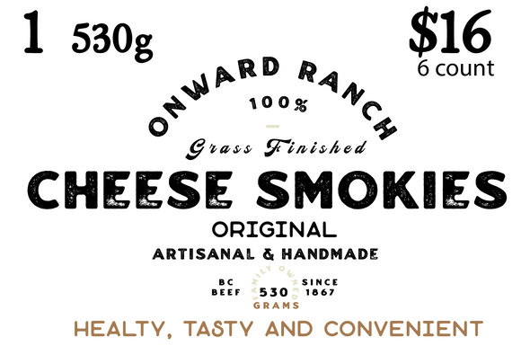 Onward Ranch Grass-Fed Cheese Smokies
